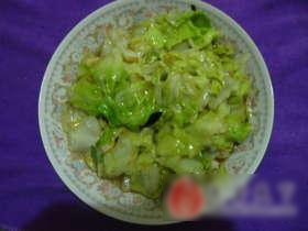 炝炒酸辣包菜