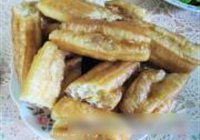 油条炒丝条的做法 步骤2