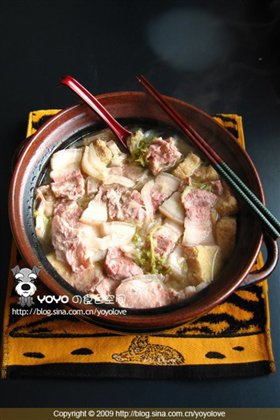 酸菜炖排骨