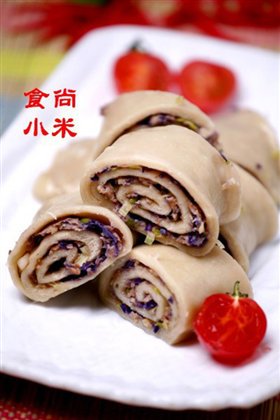 黑豆浆紫甘蓝肉龙