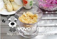 槐花牛舌酥酸乳酪的做法 步骤4