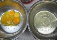 奶酪肉松戚风蛋糕的做法 步骤2