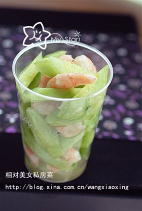 夏日鲜虾瓜条