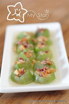 鲜味蒸丝瓜
