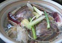螃蟹白菜粉丝煲的做法 步骤9