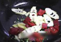 豆角凤尾腰花的做法 步骤4