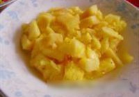 虾仁菠萝船的做法 步骤4