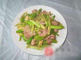鲜竹笋炒肉片