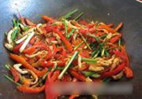 黑椒鸡丝炒红椒的做法 步骤8