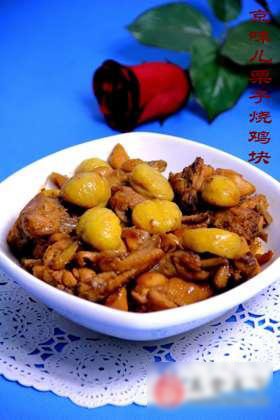 京味栗子烧鸡块