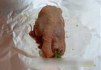 香嫩辣椒鸡肉卷的做法 步骤9