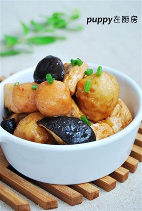 双圆烩豆腐