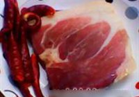 嫩白菜炒火腿的做法 步骤1