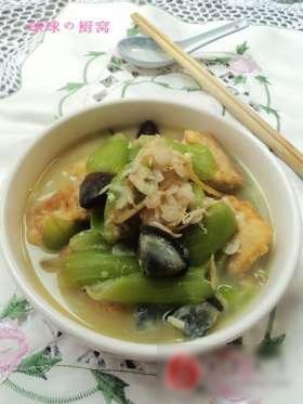丝瓜豆腐灌蛋