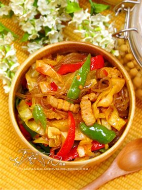 泡菜苕粉肉丝