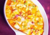 咸蛋黄烩豆腐的做法 步骤5