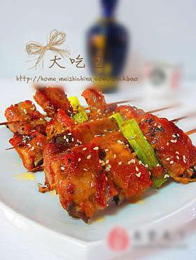 青蒜烤排骨