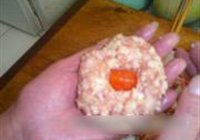 清蒸狮子头的做法 步骤3