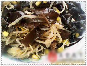 黄豆芽炒木耳