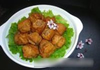 酿豆腐泡的做法 步骤4