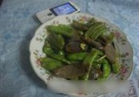 荷兰豆炒鸭肫的做法 步骤5