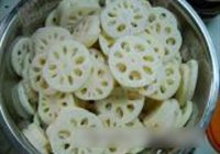 鲜肉藕夹的做法 步骤1