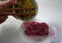野山椒炝牛肉的做法 步骤5
