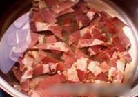 香椿炒火腿肉的做法 步骤2