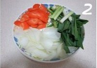 小炒花菜的做法 步骤2