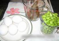 奶蛋双色清炒虾仁的做法 步骤1