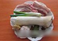 杏鲍菇扣肉的做法 步骤1