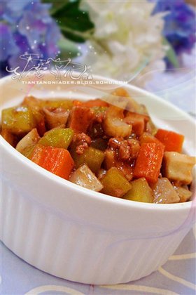 香菇烩蔬丁
