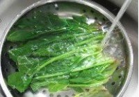 姜蒜香汁菠菜的做法 步骤5