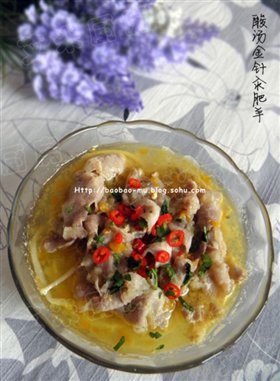 酸汤金针汆肥羊