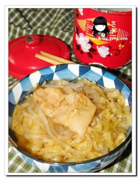 酸菜白肉炖粉条