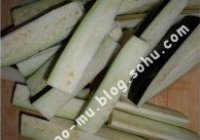 三色茄条的做法 步骤5