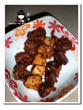 孜然笋丁烧鸡杂