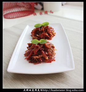 紫菜头炒肉丝
