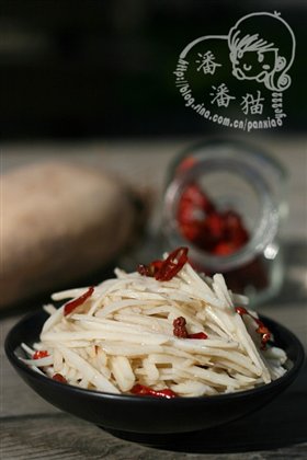 炝炒藕丝