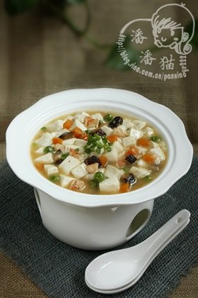 五彩豆腐羹