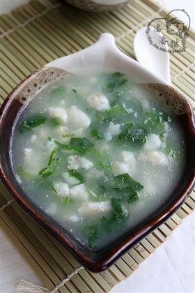 鱼糜青菜钵