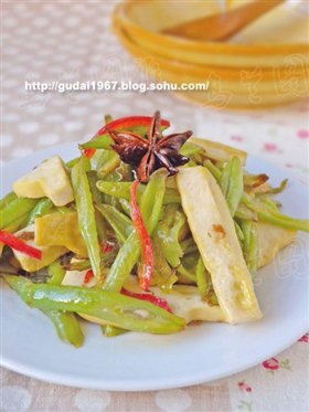芸豆炒豆干