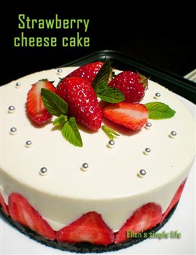 Strawberry cheese cake