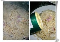 白酱蘑菇培根意大利面的做法 步骤6