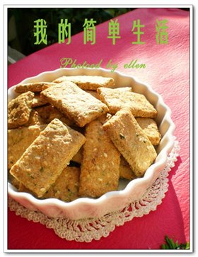 高钙高纤维健康饼干