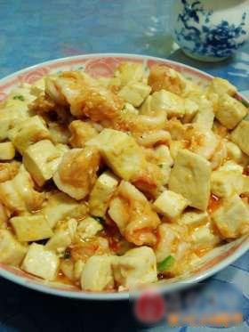 虾仁烧豆腐