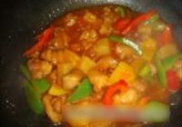 菠萝咕噜鸡肉的做法 步骤11