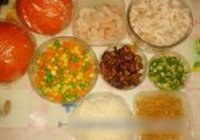 南瓜糯米盅的做法 步骤2