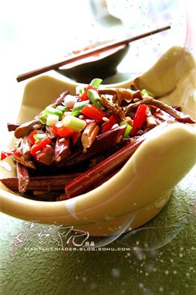 韩式小菜拌炒橛菜