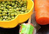 豌豆胡萝卜焖饭的做法 步骤1